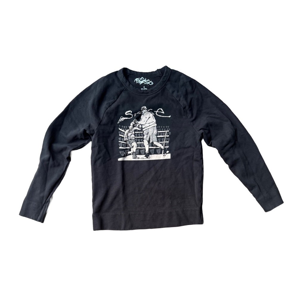 DSavage3900 Sake Crewneck Boxing Graphic